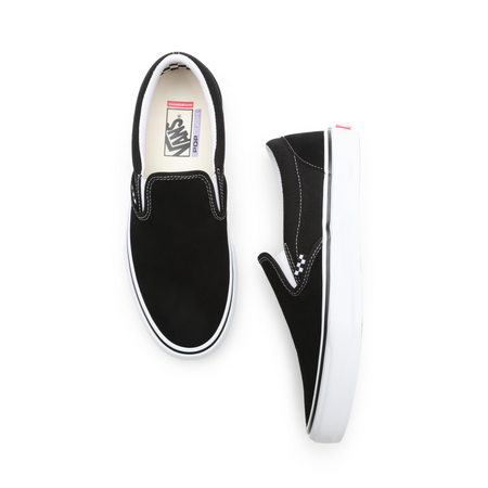 Buty VANS'SP24 U Skate_Slip_On /Black/White @VN0A5FCAY281