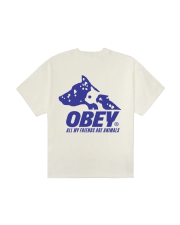 Koszulka OBEY Animals Vintage White @168024322-VWH