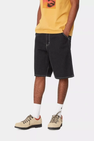 Szorty CARHARTT WIP Simple Black @I033333-8906